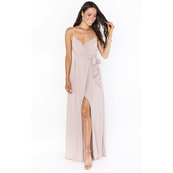 Show Me Your MuMu Dresses & Skirts - Show Me Your Mumu Soft Rose Beige Liz Maxi Dress Sz M Bridesmaid, Prom